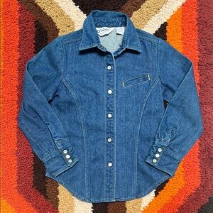 Vintage 70s Denim Button Up